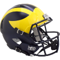 Helmets, Full Size Helmet: Michigan Wolverines Speed Replica Football Helmet <B>Matte</B>