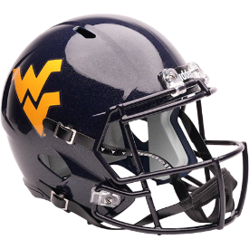 West Virginia Mountaineers Speed Replica Football Helmet <i>Glossy Navy</i>