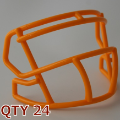 Helmets, Blank Mini Helmets: Bulk Mini Speed Z2BD Facemask Green Bay Gold Qty 24