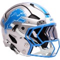 Helmets, Full Size Helmet: Detroit Lions Axiom Football Helmet