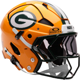 Green Bay Packers Axiom Football Helmet