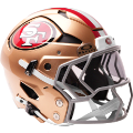 Helmets, Full Size Helmet: San Francisco 49ers Axiom Football Helmet