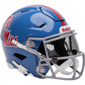 Mississippi (Ole Miss) Rebels Mid Sized SpeedFlex Helmet <i>Powder Blue</i>