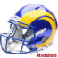 Los Angeles Rams Speed Football Helmet