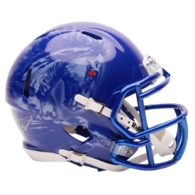 Boise State Broncos NCAA Mini Speed Football Helmet <b>AIRBRUSHED</b>