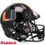 Miami Hurricanes Speed Football Helmet <i>Black</i>