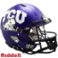 TCU Horned Frogs Speed Football Helmet <B>Satin Purple</B>