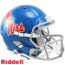 Mississippi (Ole Miss) Rebels Speed Replica Football Helmet <i>Powder Blue</i>