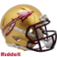 Florida State Seminoles NCAA Mini Speed Football Helmet <B>Metallic Paint</B>