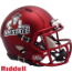 New Mexico State Aggies NCAA Mini Speed Football Helmet <b>Anodized Maroon</b>