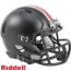 Ohio State Buckeyes NCAA Mini Speed Football Helmet <B>Satin Black</B>