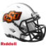 Oklahoma State Cowboys NCAA Mini Speed Football Helmet <B>Chrome Decal</B>