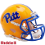 Pittsburgh Panthers NCAA Mini Speed Football Helmet <i>Gold</i>