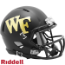 Wake Forest Demon Deacons NCAA Mini Speed Football Helmet <i>Matte Black</i>