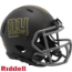 New York Giants NFL Mini Speed Football Helmet <B>SALUTE TO SERVICE 4 SALE</B>