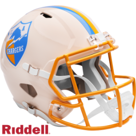 Los Angeles Chargers Speed Replica Football Helmet <B>RETRO </B>
