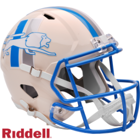 Detroit Lions Speed Replica Football Helmet <B>RETRO </B>