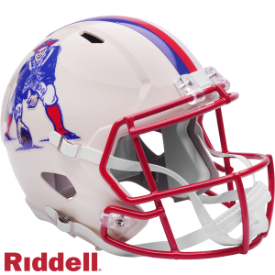 New England Patriots Speed Replica Football Helmet <B>RETRO </B>