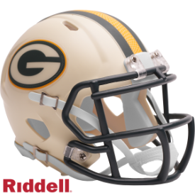 Green Bay Packers NFL Mini Speed Football Helmet <B>2026 Rivalries</B>