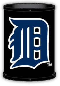 Detroit Tigers Trashcan