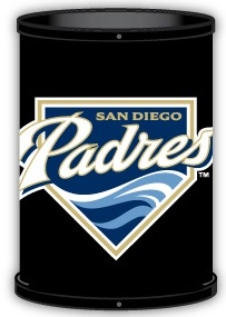 San Diego Padres Trashcan