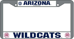 Arizona Wildcats License Plate Frame Chrome