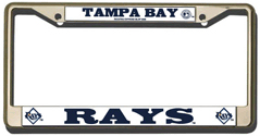 Tampa Bay Rays CHROME License Plate Frame