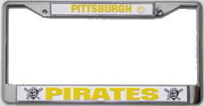 Pittsburgh Pirates CHROME License Plate Frame