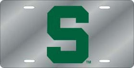Michigan State Spartans License Plate Laser Cut