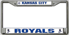 Kansas City Royals CHROME License Plate Frame