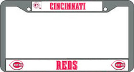 Cincinnati Reds CHROME License Plate Frame
