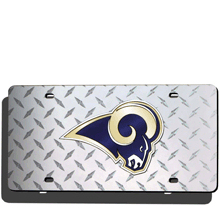 St. Louis Rams License Plate Laser Tag