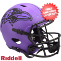 Helmets, Full Size Helmet: Baltimore Ravens Speed Replica Football Helmet <B>RAVE</B>