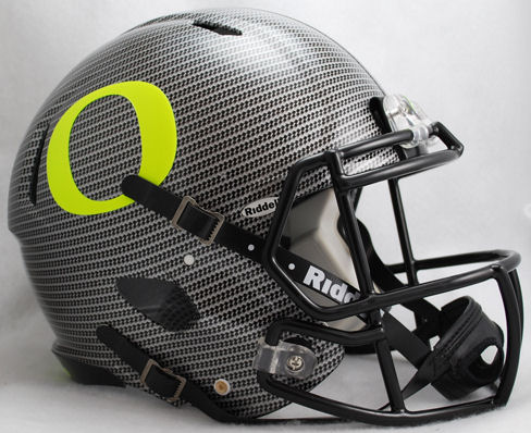 Oregon Ducks Speed Football Helmet  <B>Carbon Fiber Hydrofx</B>