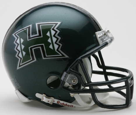 Hawaii Warriors NCAA Mini Football Helmet