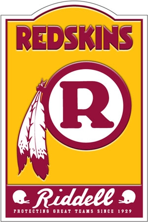 Washington Redskins NFL Sign