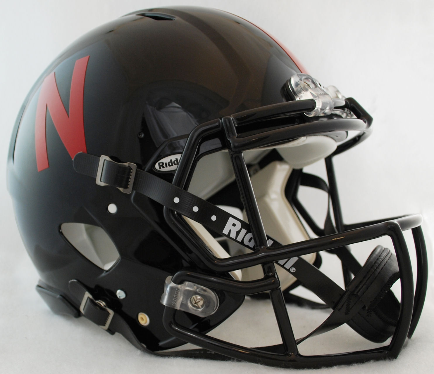 Nebraska Cornhuskers Speed Football Helmet <B>Black</B>