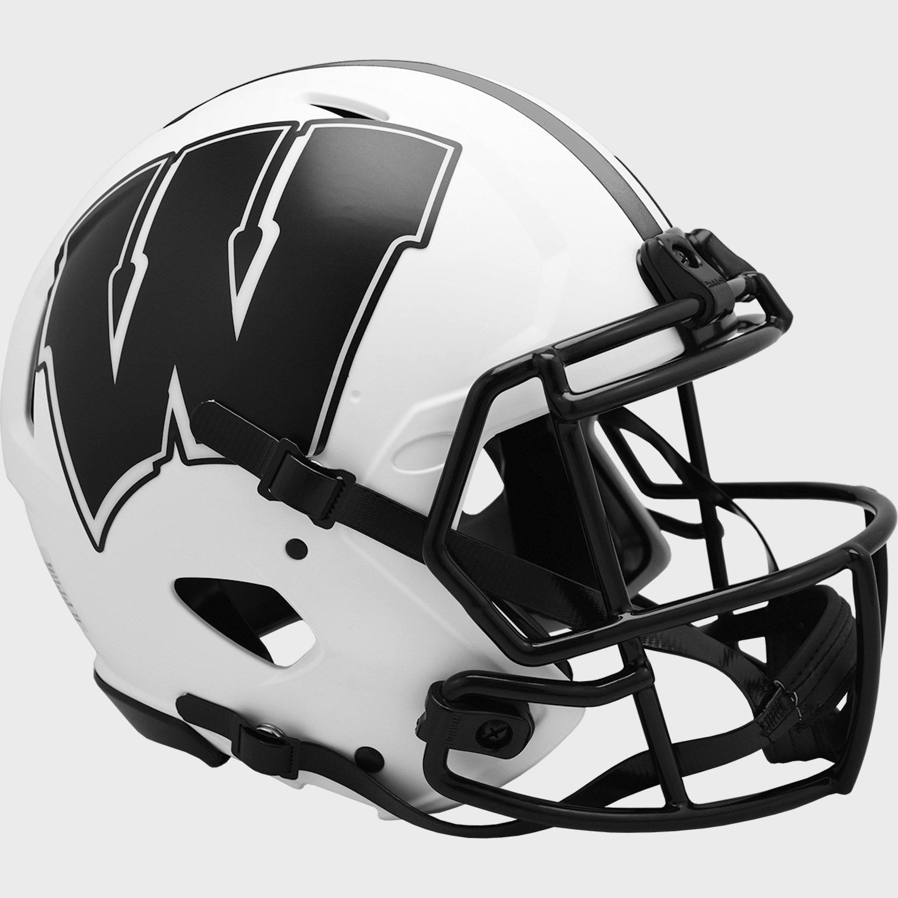 Wisconsin Badgers Speed Football Helmet <B>LUNAR</B>