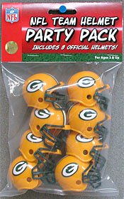 Green Bay Packers Gumball Party Pack Helmets