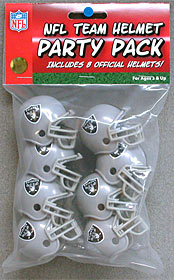 Oakland Raiders Gumball Party Pack Helmets