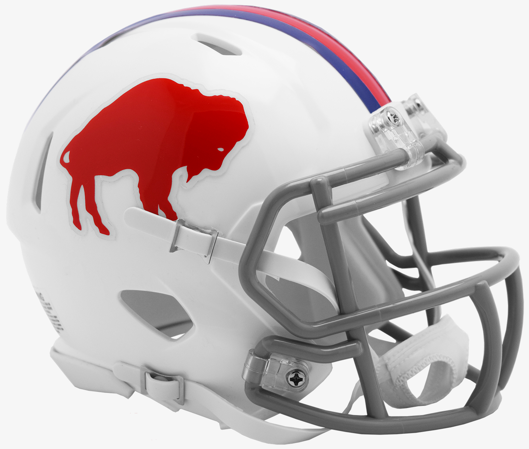 Buffalo Bills 1965 to 1973 Riddell Mini Replica Throwback Helmet