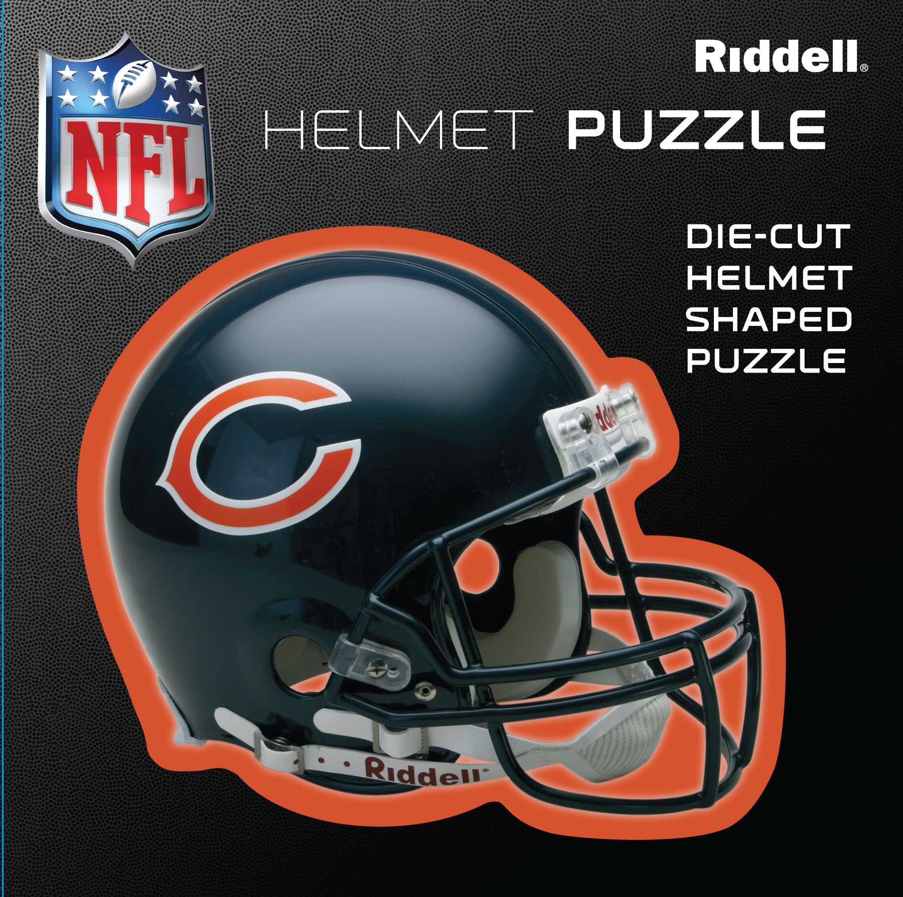 Chicago Bears Helmet Puzzle 100 Pieces Riddell
