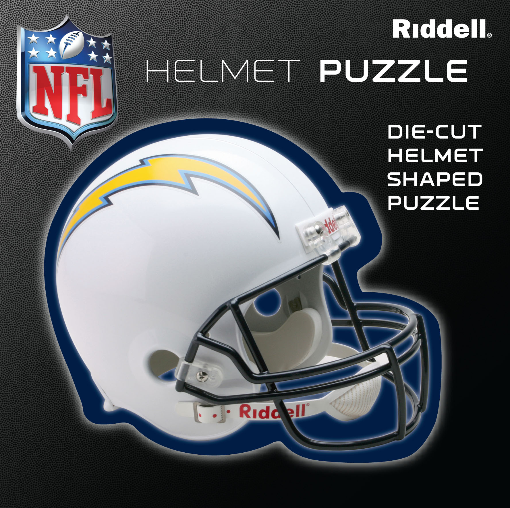 San Diego Chargers Helmet Puzzle 100 Pieces Riddell