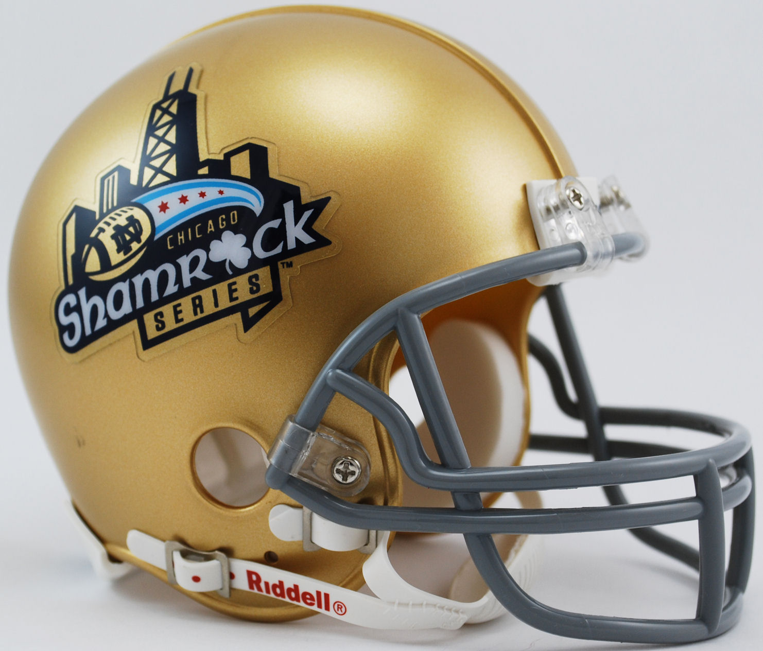 Notre Dame Fighting Irish NCAA Mini Football Helmet <B>Chicago Shamrock</B>