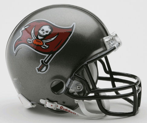 Tampa Bay Buccaneers 1997 to 2013 Riddell Mini Replica Throwback Helmet