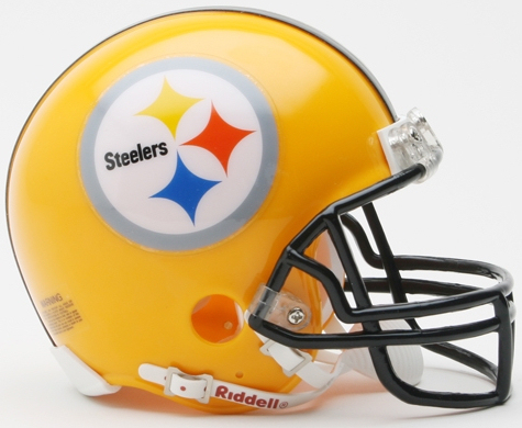 Pittsburgh Steelers 1962 Riddell Mini Replica Throwback Helmet 75th Anniversary