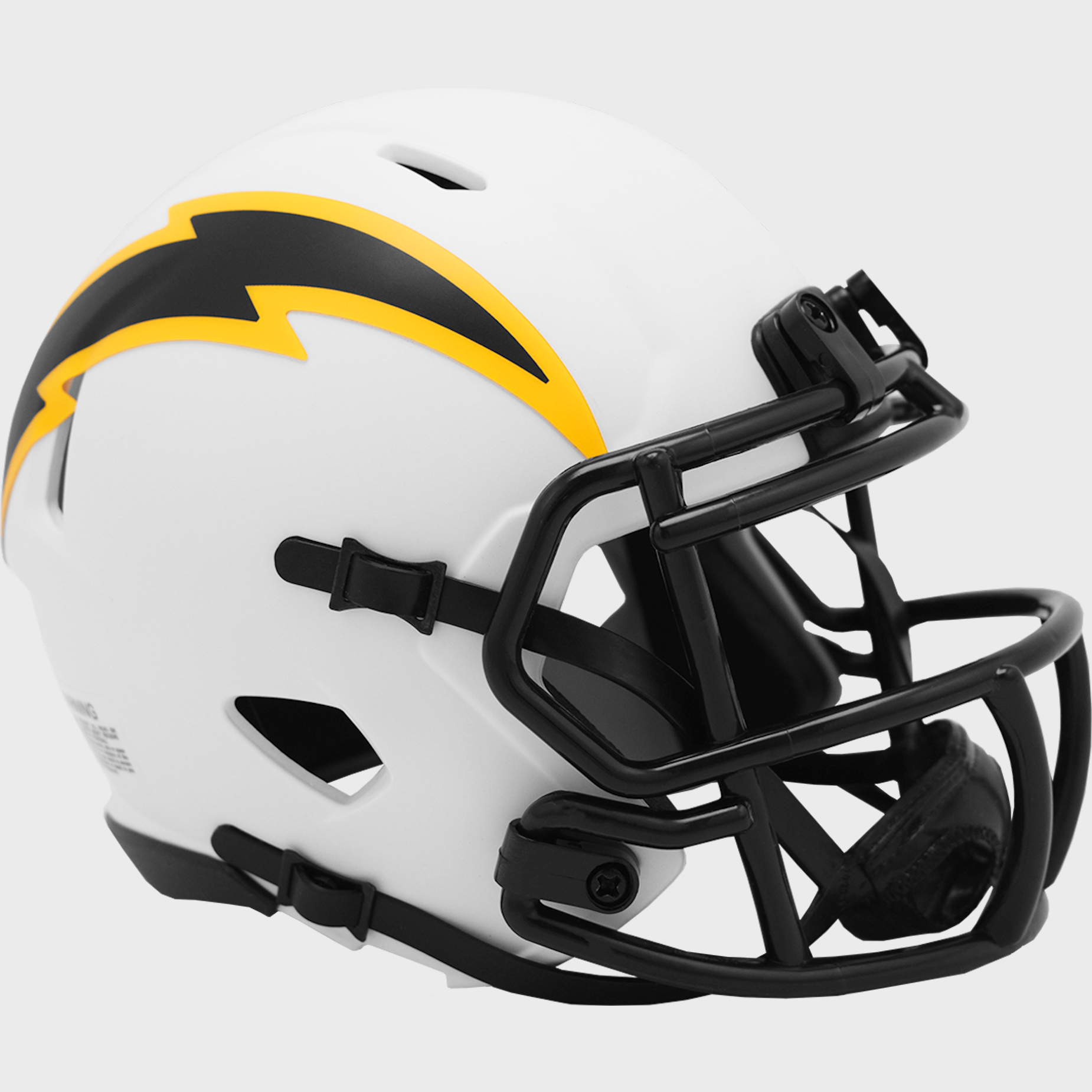 Los Angeles Chargers NFL Mini Speed Football Helmet <B>LUNAR</B>