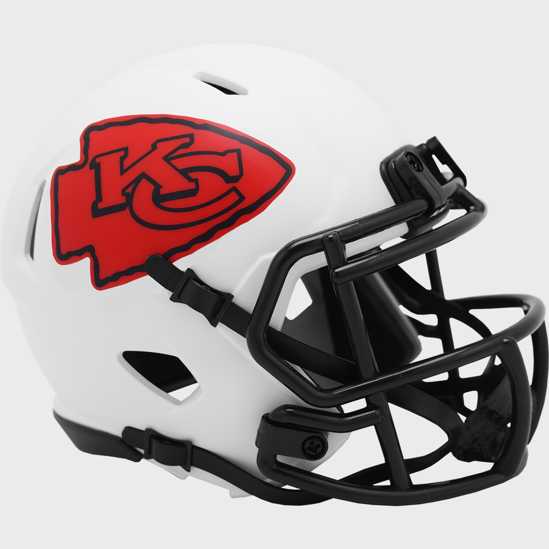 Kansas City Chiefs NFL Mini Speed Football Helmet <B>LUNAR</B>