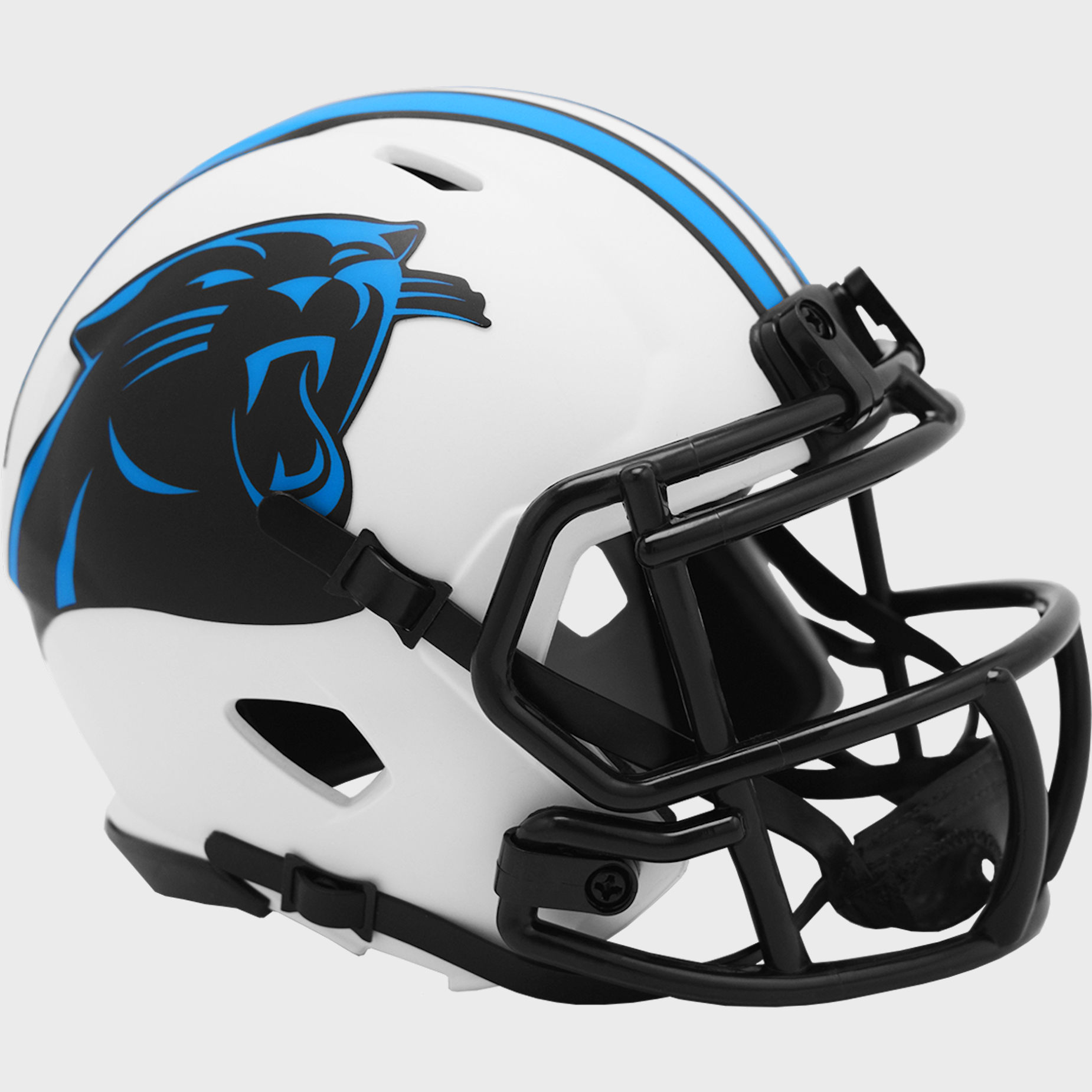 Carolina Panthers NFL Mini Speed Football Helmet <B>LUNAR</B>