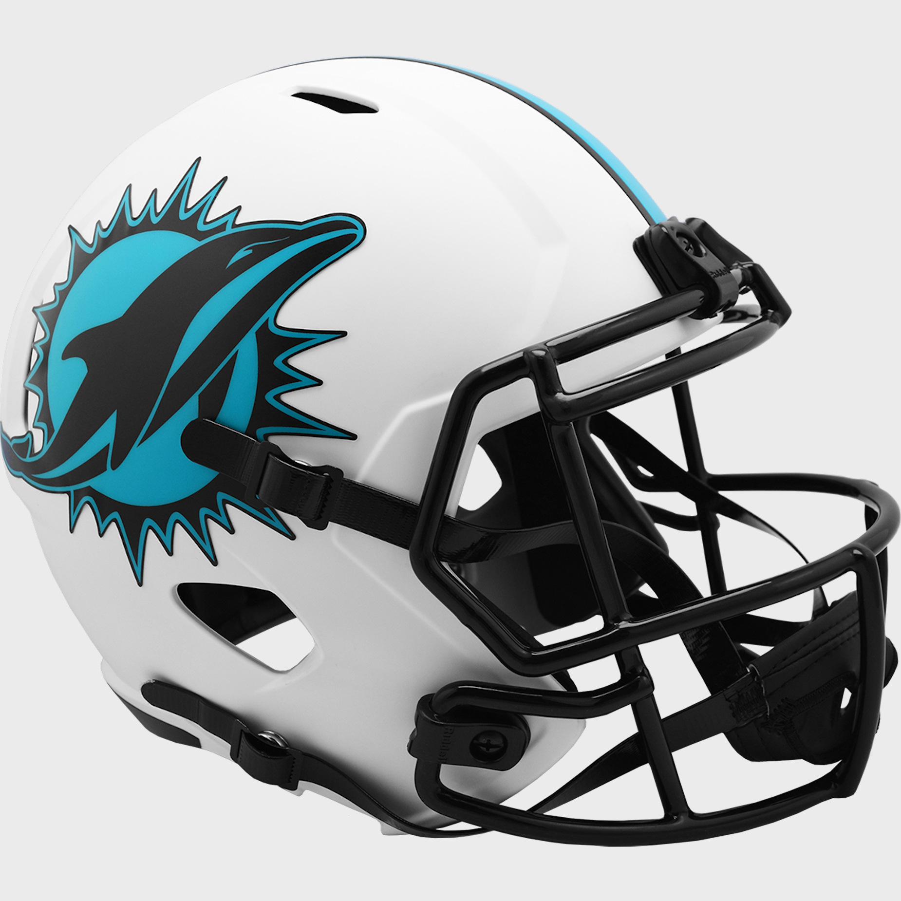 Miami Dolphins Speed Replica Football Helmet <B>LUNAR</B>